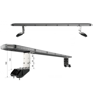 0-443-89 Light Bar Adjustable Footpack Riser Kit for 0-443-26 and 0-443-27