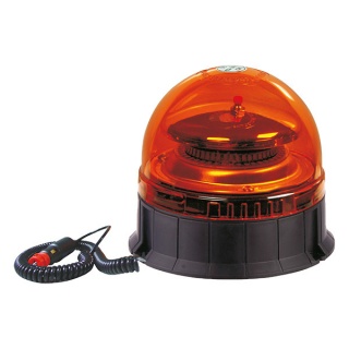 Rotativo LED Naranja Base Magn. c/Cable Mech IP67 E9+R10+R65