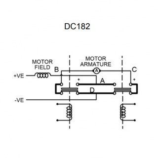 DC182-781L Albright 24V DC Intermittent Motor-reversing Solenoid Contactor