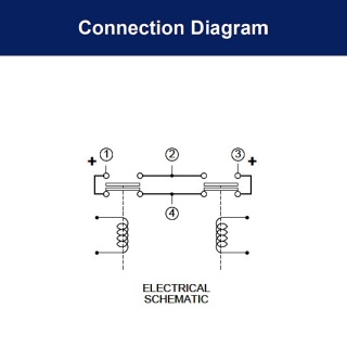 DC182B-102 Albright 24V DC Motor-reversing Contactor - Intermittent