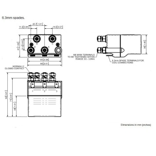 DC66-45P Albright 12V DC Reversing Solenoid Very Intermittent 80A IP66