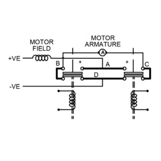 DC88-1 Albright 24V DC Motor-reversing Solenoid Contactor Intermittent