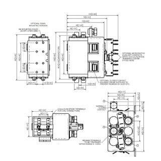 DC88-7 Albright 48V DC Motor-reversing Solenoid Contactor Intermittent