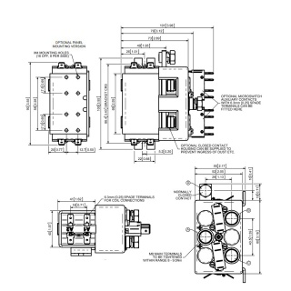 DC88-8 Albright 48V DC Motor-reversing Solenoid Contactor Continuous