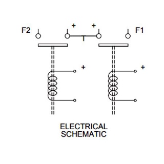 DC92B-1 Albright 24V DC Motor-reversing Solenoid Contactor - Intermittent