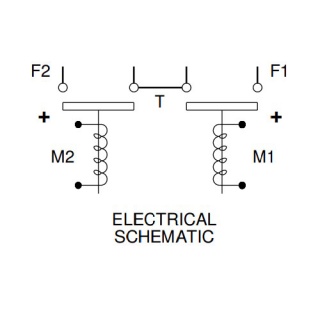 DC92B-17 Albright 12V DC Motor-reversing Solenoid Contactor - Intermittent