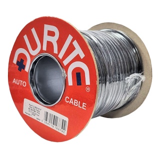 0-951-51F | Durite .65mm² 5.75A Black-Red Twin Round Cable