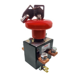 ED252LA-15 Albright Heavy-Duty Emergency Stop Switch With Key 250A 96V Max.