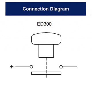 ED300B-1 Albright Heavy-duty Emergency Stop Switch 300A 96V Maximum