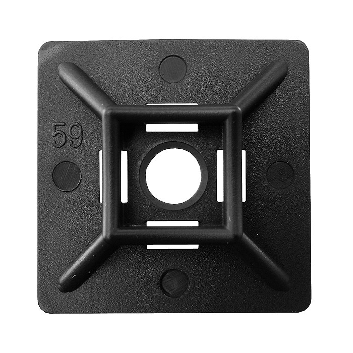 000241 Durite Black Cable Tie Pad 25mm Tie Wrap Fixing