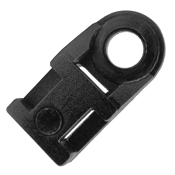 0-002-42 Pack of 25 Black Fixing Bases for Cable Ties up to 5mm Wide