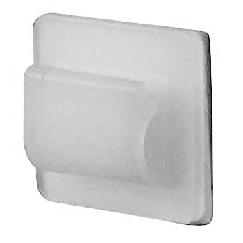 0-004-83 Pack of 25 White Adhesive Backed Nylon Cable Clips