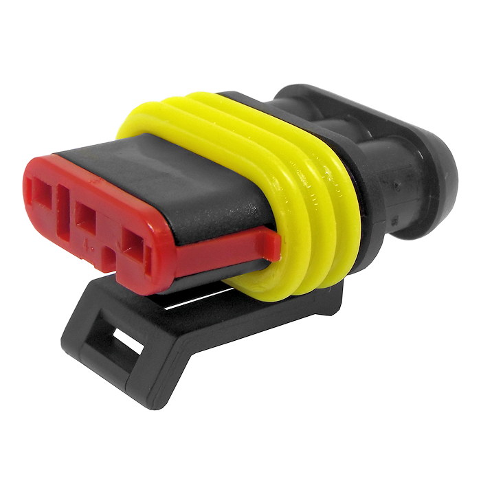 001163 Durite 3way Female Superseal Terminal Connector