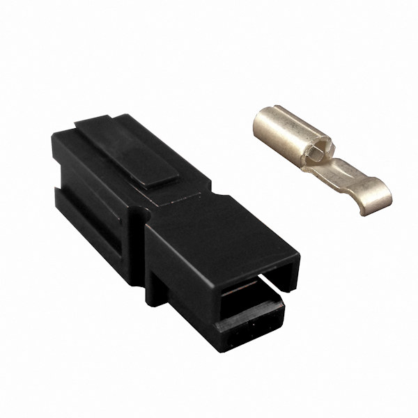 0-014-01 | Durite Black Battery Cable Connector - 30A