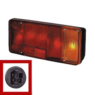 0-076-00 Right Hand Commercial Rear Lamp