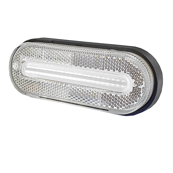 016900 Durite 12V or 24V LED Clear Front Marker Light