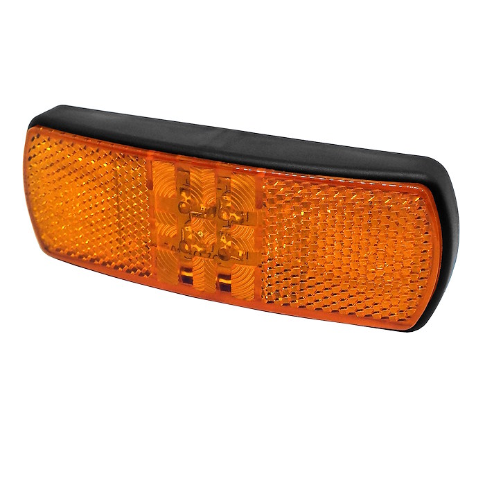 0-171-10 12V-24V LED Amber Side Marker Light with Superseal Connection