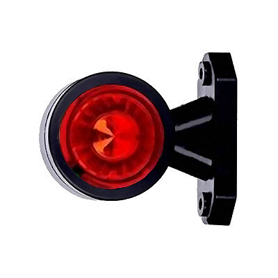 0-172-20 Durite 12V-24V Red And White Universal LED Outline Marker Lamp