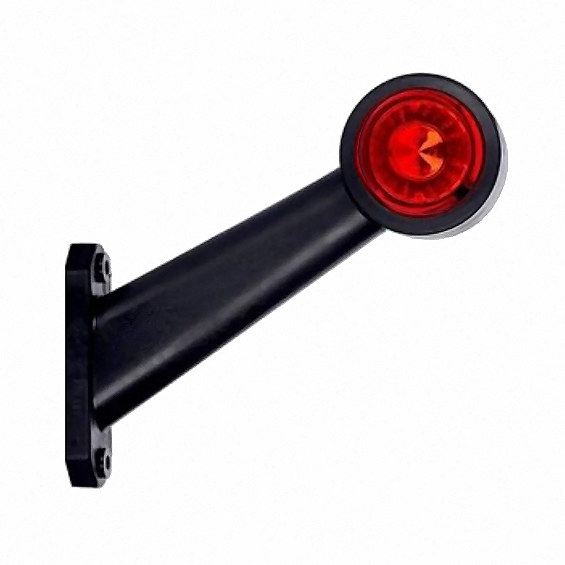 017235 12V24V RedWhite RH Oblique Outline Marker Lamp