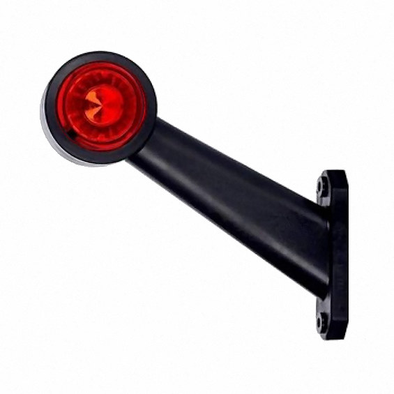 017236 12V24V RedWhite LH Oblique Outline Marker Lamp