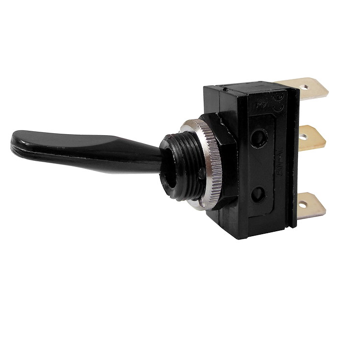 0-349-00 Changeover or On-Off-On 3 Position Single-pole Switch 10A