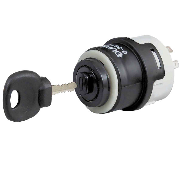 0-351-55 | Durite 12-24VDC 5 Position Ignition Key Switch