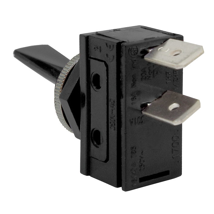 0-364-01 | Durite 10A Flat Lever Single-pole toggle Switch