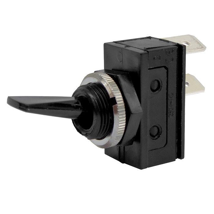 036401 Durite 10A Flat Lever Singlepole toggle Switch
