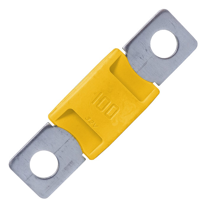 0-366-10 Durite Aftermarket Yellow MEGA Type Fuse - 100A