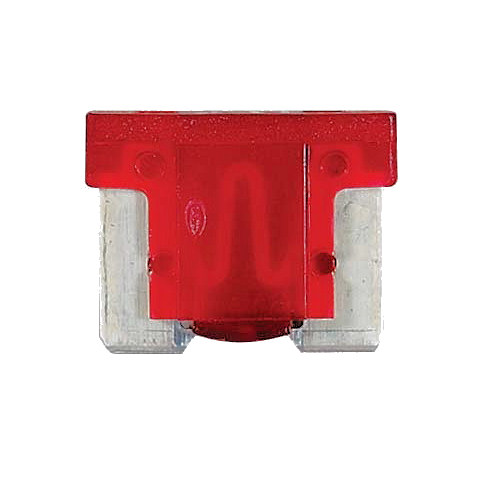 0-371-10 Pack of 10 Durite 10A Low Profile MINI Blade Fuse Red