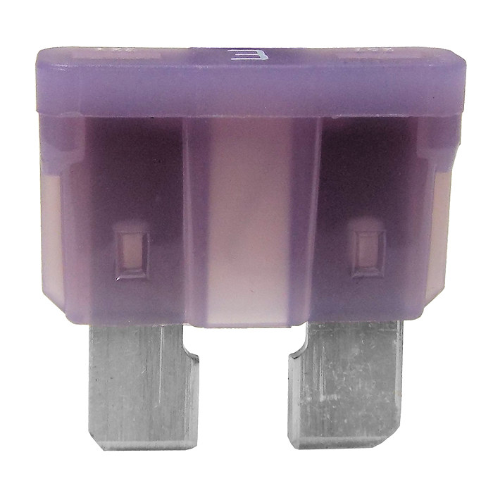 Durite 3A Violet Standard Automotive Blade Fuse | Re: 0-375-03