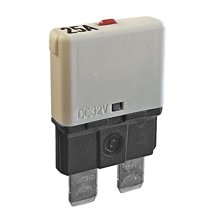 0-380-25 Blade Fuse Replacement Circuit Breaker Pearl 25A