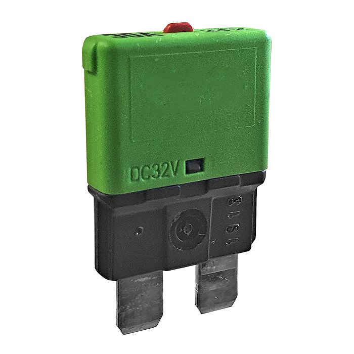 0-380-30 Blade Fuse Replacement Circuit Breaker Green 30A