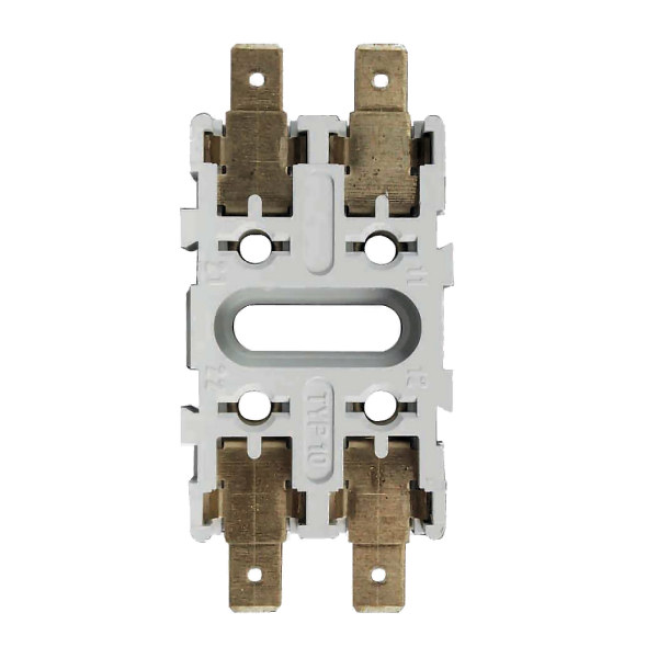 0-384-98 Base for Blade Mounted Circuit Breakers 6.3mm Blade Connection