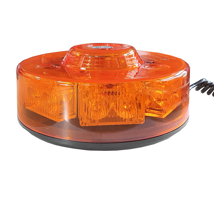 0-445-10 Durite 12V-24V Low Profile Amber LED Magnetic Beacon