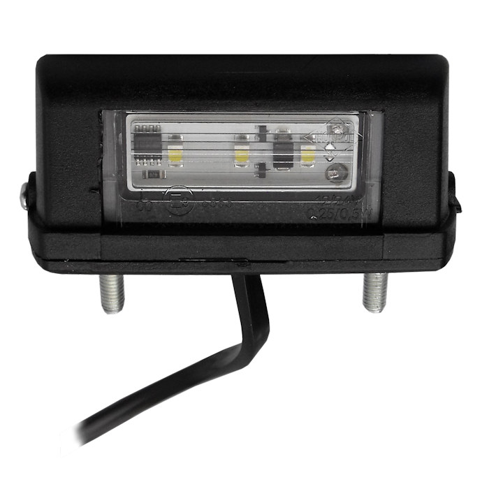 0-453-80 Durite 12V-24V LED Compact Illuminated Number Plate Lamp