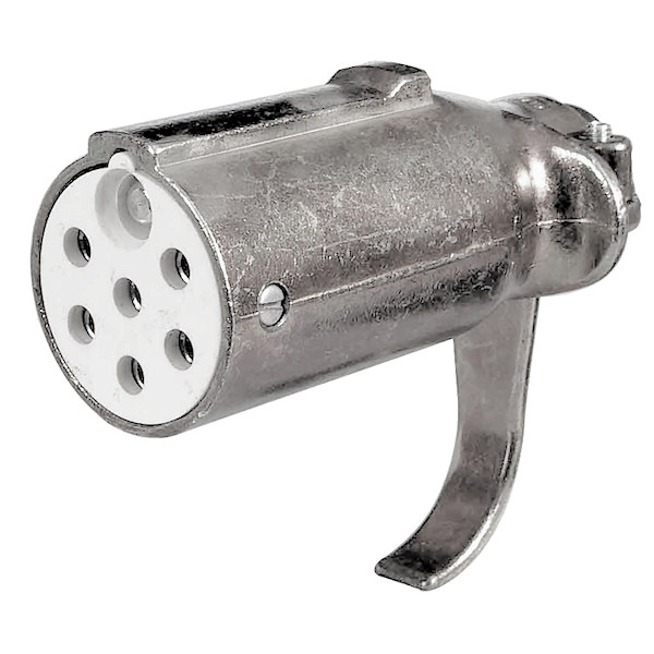 0-477-69 | Durite Clang 7-Pin 24S Socket for 24V Trailers