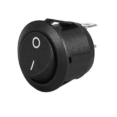 0-531-01 On-Off Single-pole Round Rocker Switch 10A