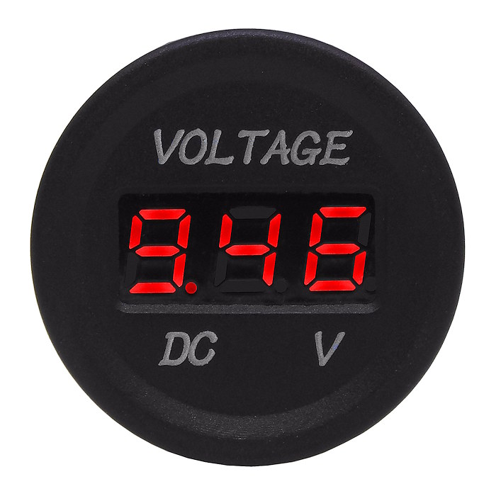 0-534-10 Durite 12V-24V Red LCD Battery Voltage Monitor