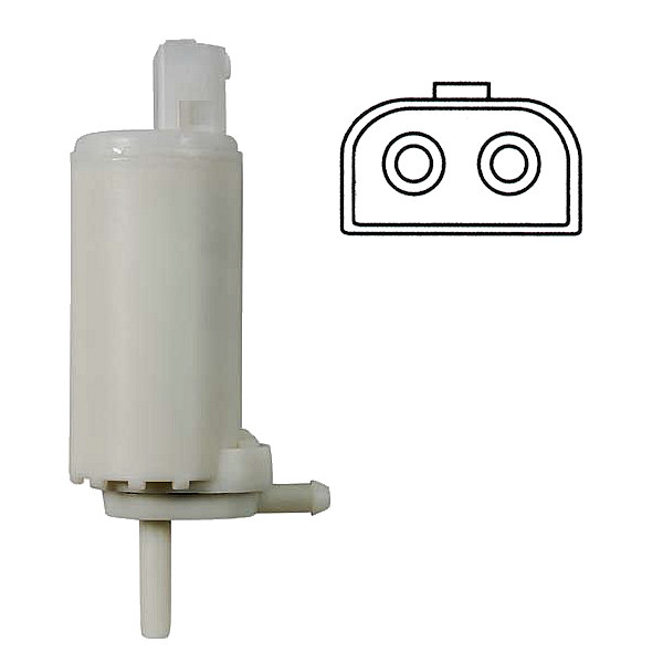 0-594-47 24V Single Outlet Vane Type Windscreen Washer Pump Man