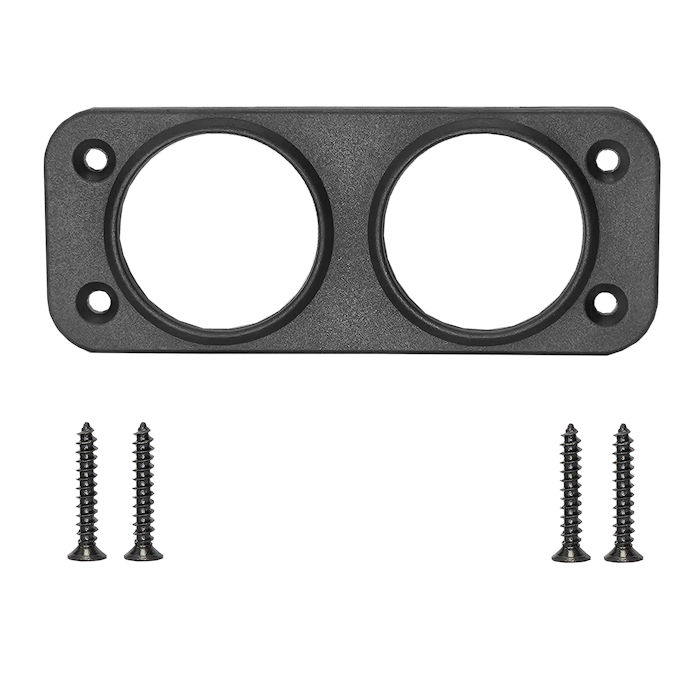 0-601-57 Cigarette Lighter Front Panel Twin Mounting Bracket 28mm Hole