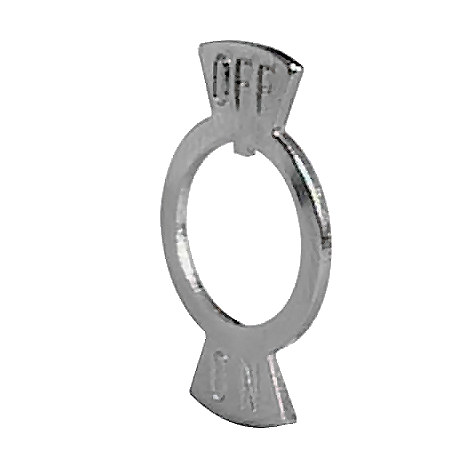 0-603-06 | Durite On-Off Metal Switch Facia or Decal Plate