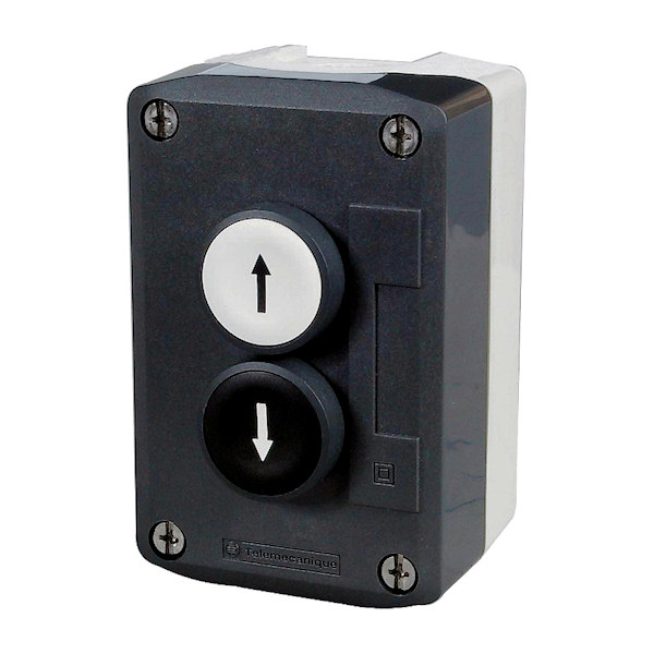 0-657-02 Two Button Single-pole Normally Open (NO) Switch Panel