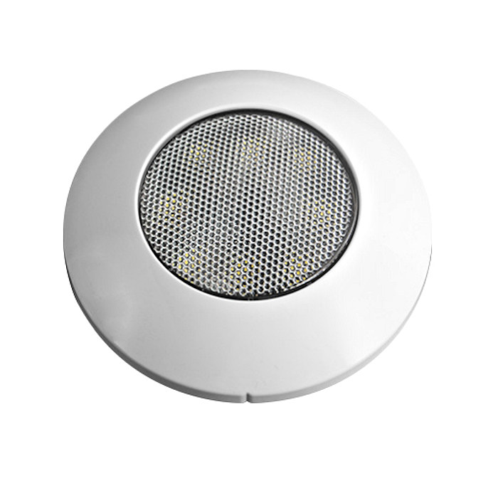 0-668-82 | Durite 12V-24V DC 75mm Round White Ceiling Lamp