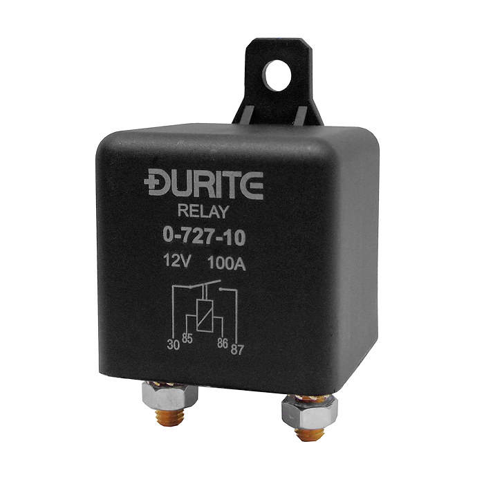 10 Relè Auto 12V 100A 4 Pin SPST - Kit Di Allarme Per Auto, Camion, Barca, Fari Fendinebbia E Accessori