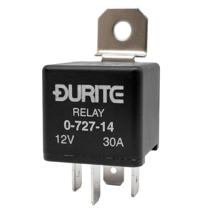 Durite 12v 30a Make And Break Relay With Diode Re 0 727 14