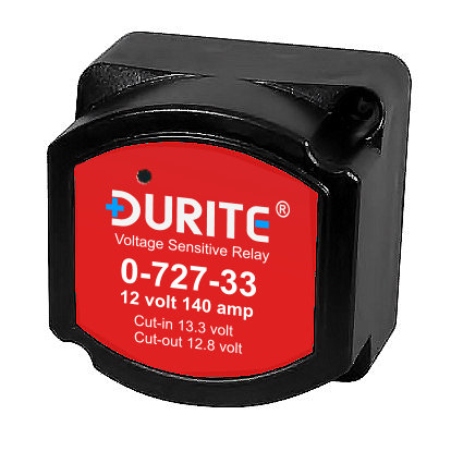 0-727-33 | Durite 12VDC Voltage Sensitive Split Charge Relay
