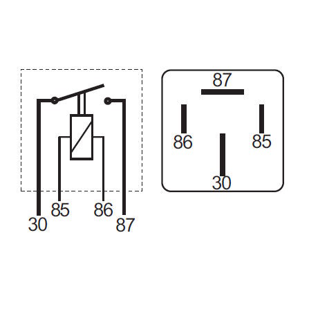 0-727-57 | 10 Durite 12V 70A Heavy-duty Make and Break Relay