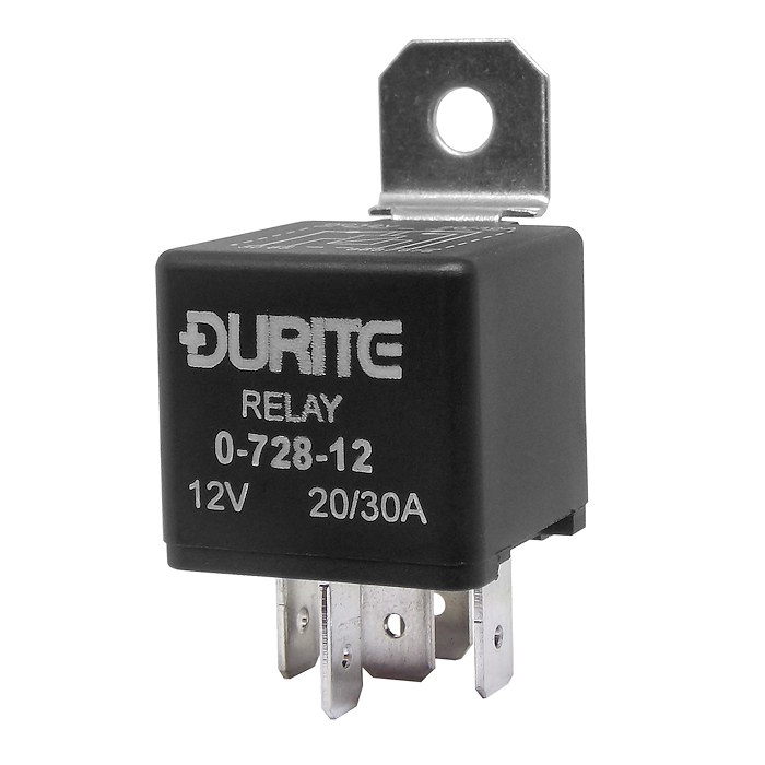 Arc Europe Ltd >> 0-728-12 | Durite 12V 20A-30A Mini Changeover Switch Relay Arc Europe Ltd >> 0-728-12 | Durite 12V 20A-30A Mini Changeover Switch Relay