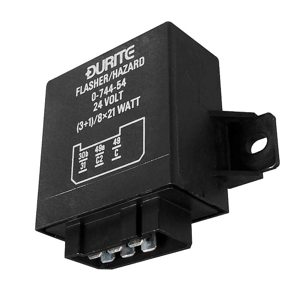 074454 Durite 24V 3+18 x 21W Hazard Flasher Unit